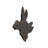 Teak Slice Wall Décor, Md, Dark Gray