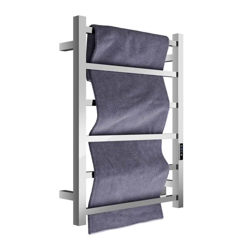 Charles Series Polished Chrome Stainless Steel Wall Mounted Towel Warmer