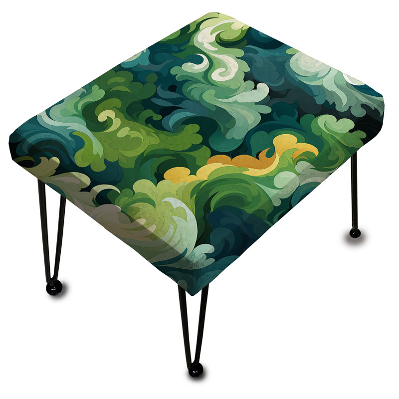 Camo Dreamscape Camouflage - Repose-pieds rectangulaire abstrait