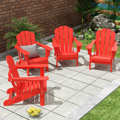 Laguna HDPE Folding Adirondack Chair