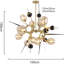Lustre linéaire moderne Byrdsong Ikebana-86787185-86787186-86787187