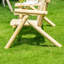 Chaise Adirondack en bois à 2 places, durable et confortable pour la détente en plein air et pour la terrasse-1358248099