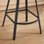Tabouret de comptoir pivotant de 25,6 po avec structure en métal Absalom-272292295-308896214
