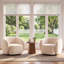 Fauteuil demi-tonneau pivotant rembourré Munehito-986386208