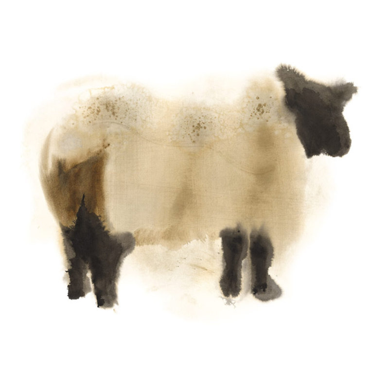 So Fluffy 1 Print by Ngo, PC, Walnut Framed, 20" H x 25" W