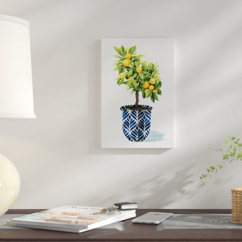 «Fruit Tree I», impression sur toile, H 12 po x l 8 po x P 0,75 po, Pas de tapis, Toile tendue