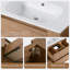 Meuble-lavabo mural avec lavabo en gel-1146899906