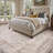 Soft Vintage Floral Non-Slip Washable Area Rug For Living Room, Bedroom Cream Beige-690819409-693290164