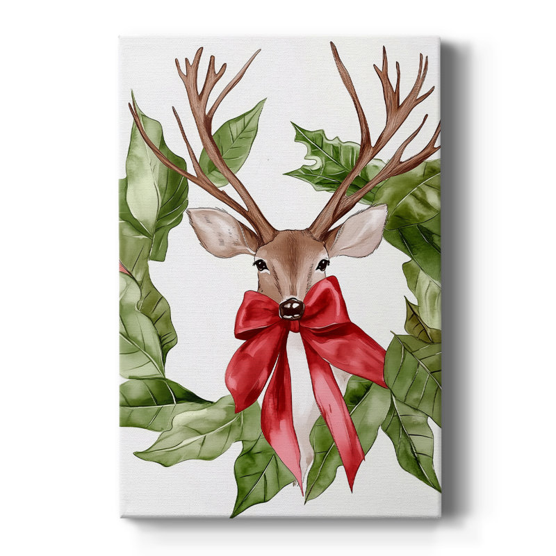 Art des Fêtes de Noël - Toile tendue avec châssis DCCCLxxxv, H 24 po x l 16 po