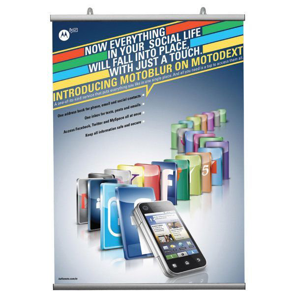 Poster Fast Set, 1.65" H x 36.22" W