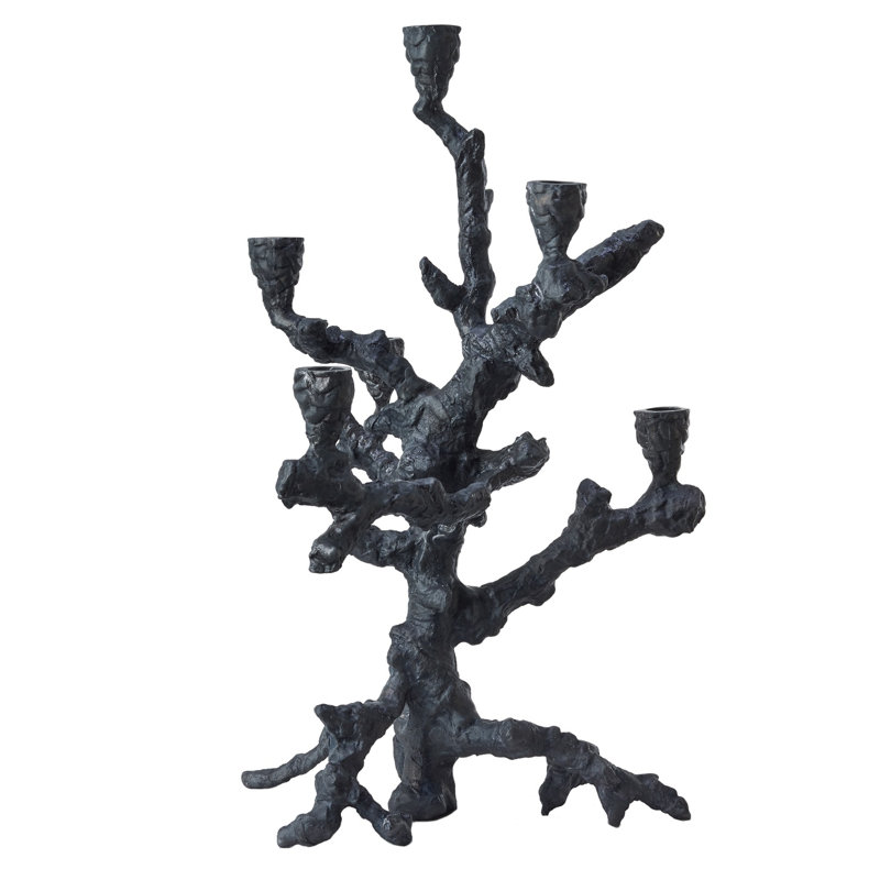 Porte-bougie Alfrida graphite