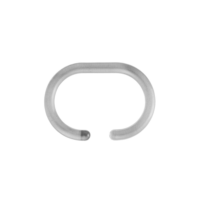 Plastic Shower Curtain Hook, Clear