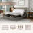 14" Zero Gravity Adjustable Bed with Wireless Remote&APP Control-1822673548