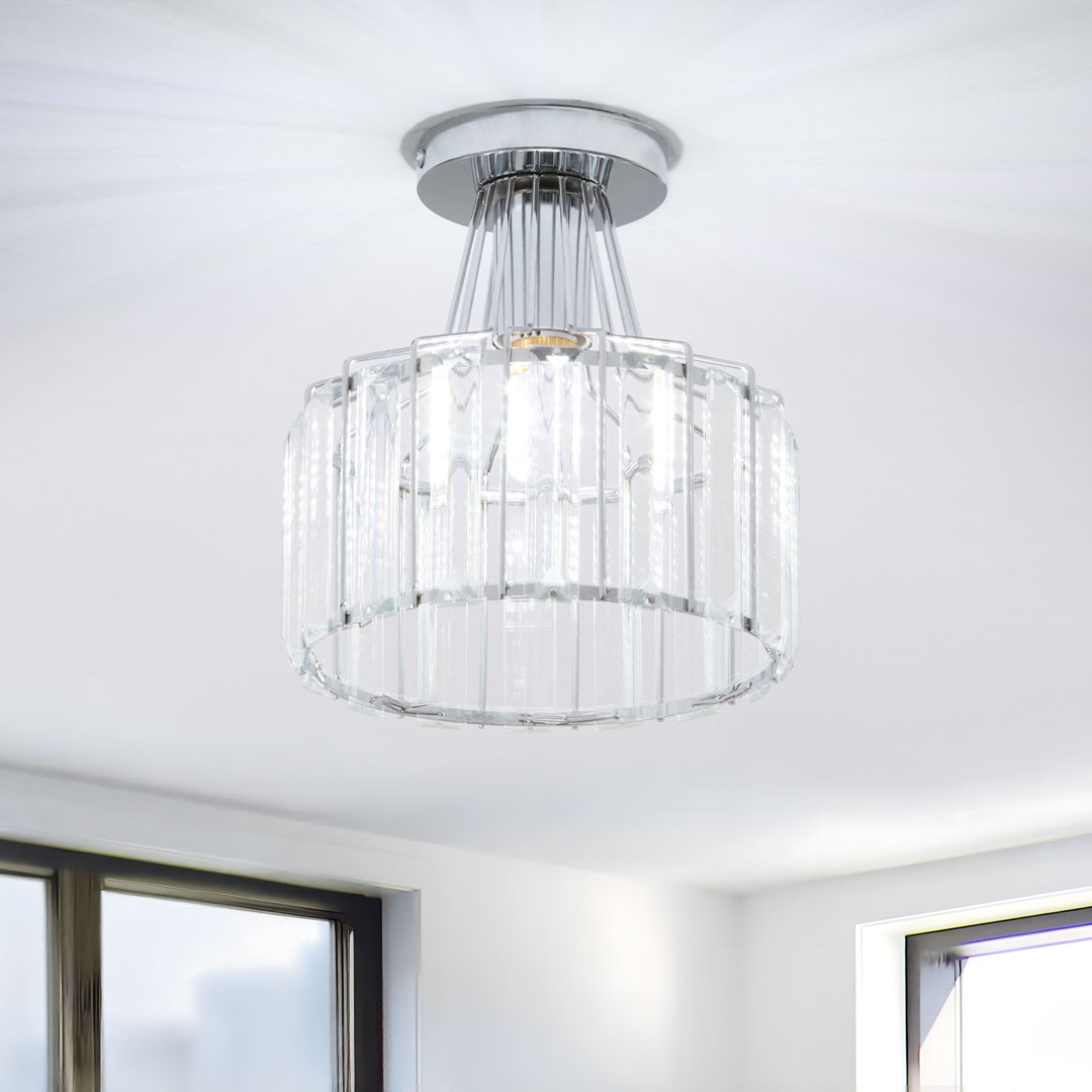 Crystal Semi Flush Mount