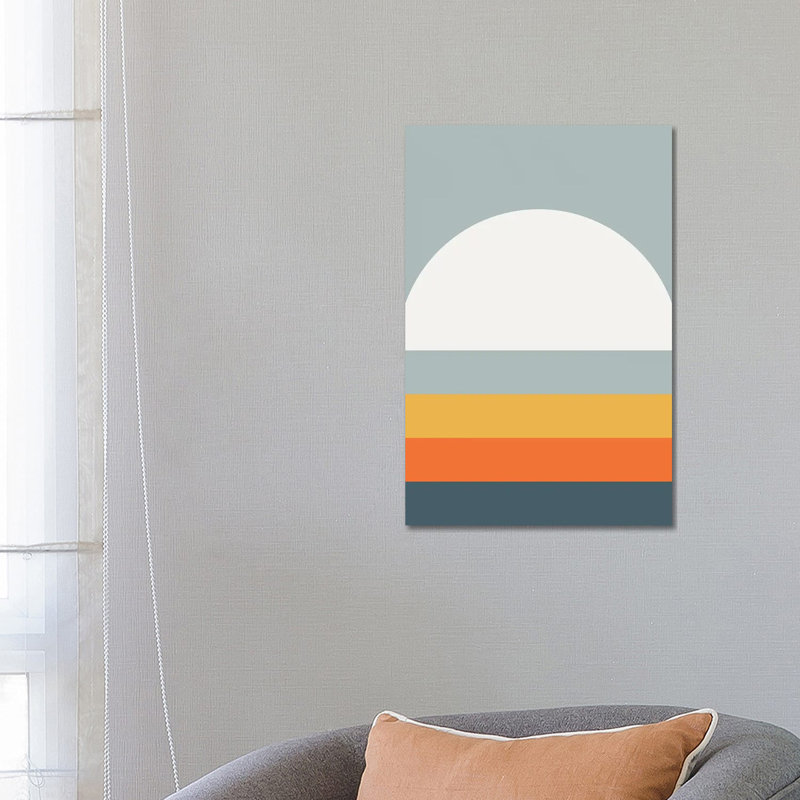 Abstract Paint Pattern I - Print on Canvas, Wrapped Canvas, 66.04 cm H x 45.72 cm W x 1.91 cm D