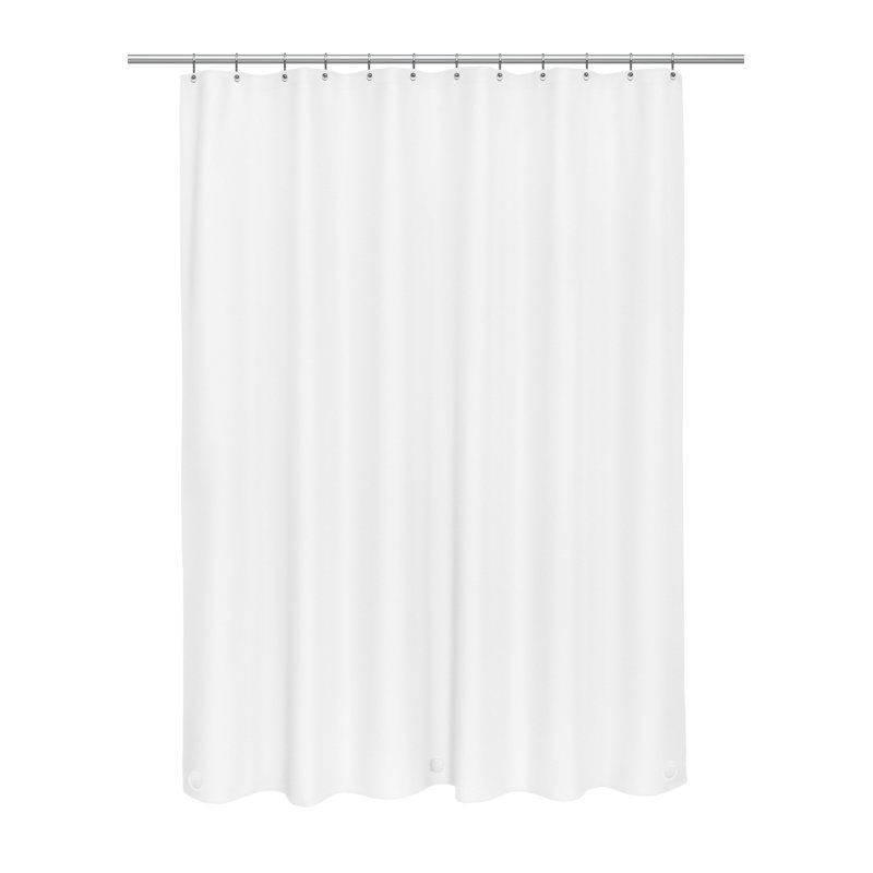 Doublure de rideau de douche en vinyle Jamarl, H 78 po x l 54 po, Transparent givré