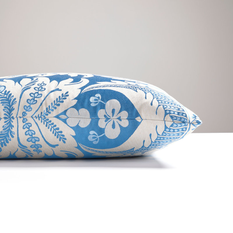 Woodland Estate Square Pillow Cover & Insert, Blue Jay