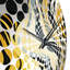 Horloge murale abstraite-101233814