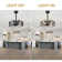 19" Crystal Ceiling Fan With Lights And Remote Control, 6-Speed DC Motor Ceiling Lighting