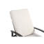 Aluminium Cast Lounge Chair In Beige With Rolling Wheels, Adjustable , And Cross Weave, Material, Package Depth 41.73 In, Width 24.41 Height 12.99 Weight 40.79 Lb Wheels Featuring Weave Size X