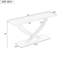 Console de 57 po à pieds croisés et polyvalente pour table de véranda avec pieds croisés-850912863