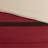 7 PC Pieced Faux Suede Comforter Set Red