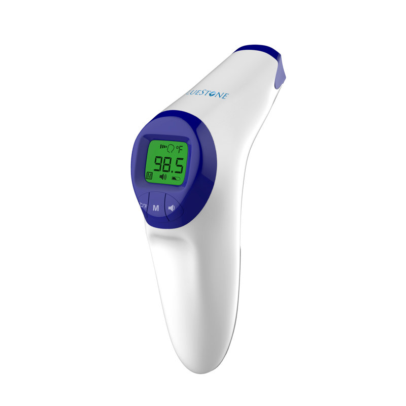 Bluestone Infrared Digital Thermometer - Smart Touchless Easy to Read Temperature Gun with One Second Display - Fast Accurate Results