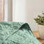 Couvre-lit réversible 3 pièces en double / grand rembourrage, attrait médaillon tendance, surdimensionné pour un drapé frais, lavable à la machine, 2 taies décoratives, style frais, drapé nouvelle mode,-131248562-131248565