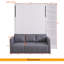 Lit escamotable avec canapé et tablettes Murphy-1202466710