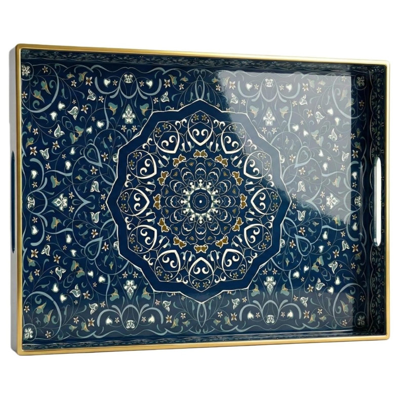 Plastic Tray, Blue Maze