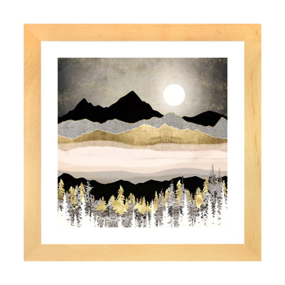 Lune d'hiver - imprimé