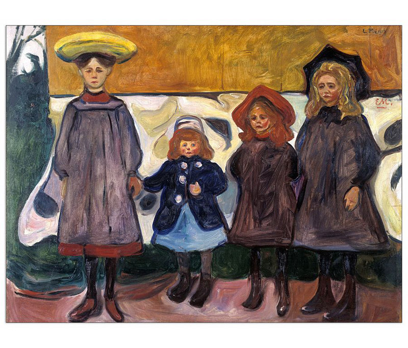 Edvard Munch - Wrapped Canvas Painting, 60cm H x 80cm W x 1.8cm D
