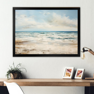 «Normandys Beach In France III» sur toile