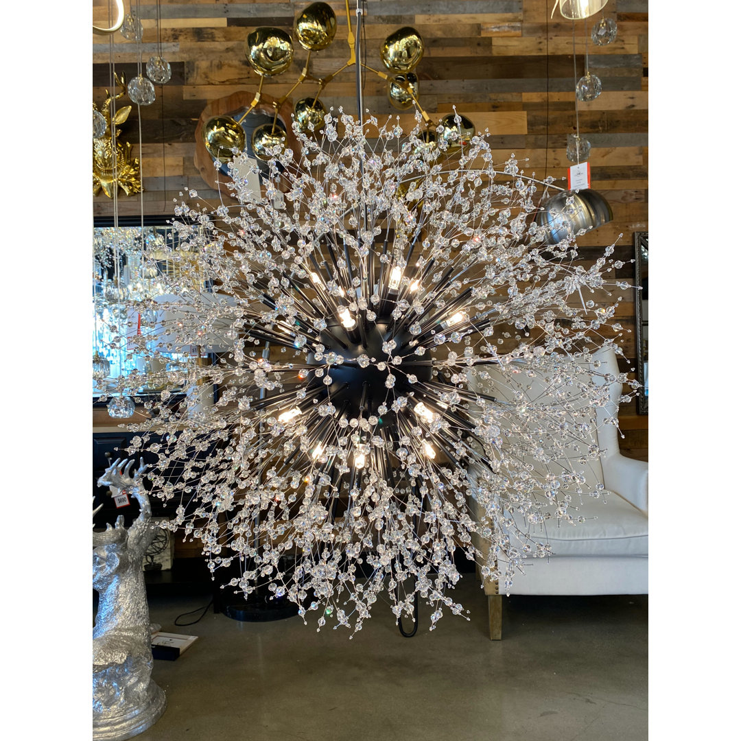 Tibay 16 - Light Crystal Dimmable Sputnik Sphere Chandelier Rosdorf Park