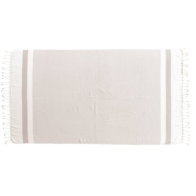 Kafthan Pier Bath & Summer Beach Towel - Quick Dry & Lightweight, Beige