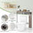Mahnur Freestanding Over The Toilet Storage-536406039