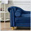 Chaise longue moderne avec revêtement en velours-481704704