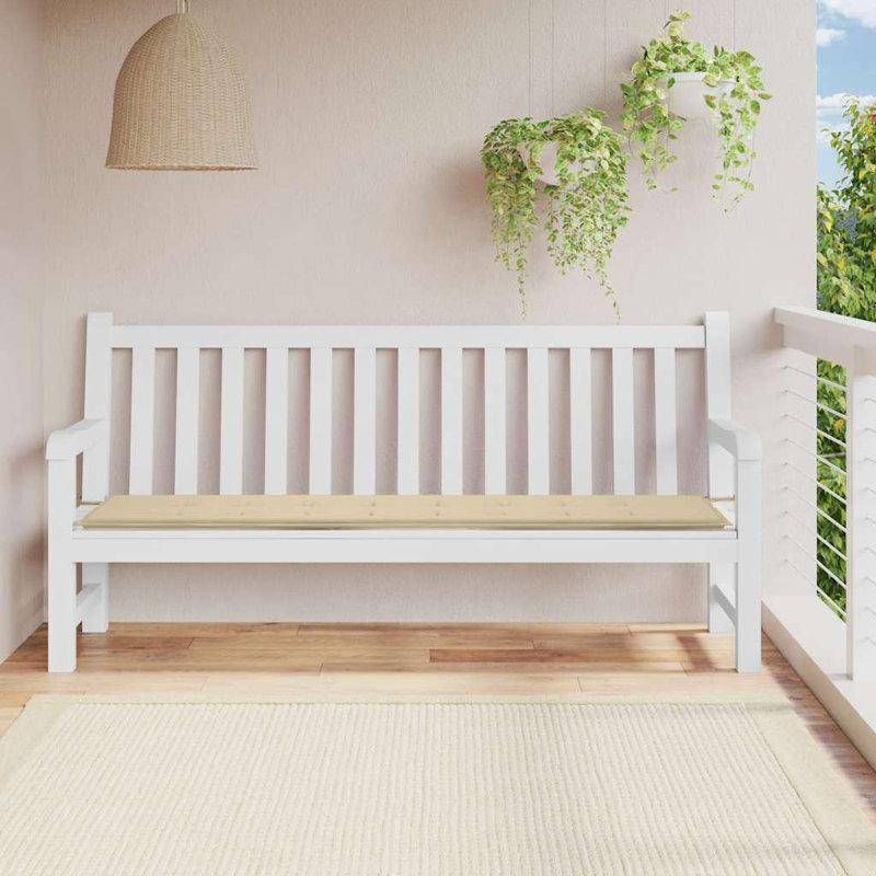 Outdoor Seat Cushion, 1.2" H x 19.7" W x 78.7" D