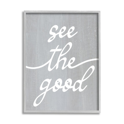 " Grey See The Good "