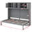 Full Murphy/Wall Bed With Upper Storage Cabinets-40200100