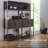 Storage Bookshelf for Living Room, Walkway w/ Enclosed Cabinet, Elevated Design-1298778438