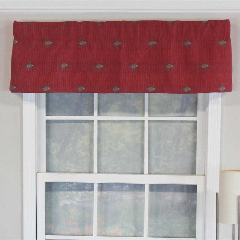 Cotton Tailored Window Valance