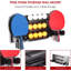 Support de raquette de ping-pong, support de rangement mural pour raquettes de ping-pong pouvant contenir 8 raquettes et 12 balles, noir