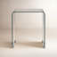 Table basse moderne en verre trempé Kerin