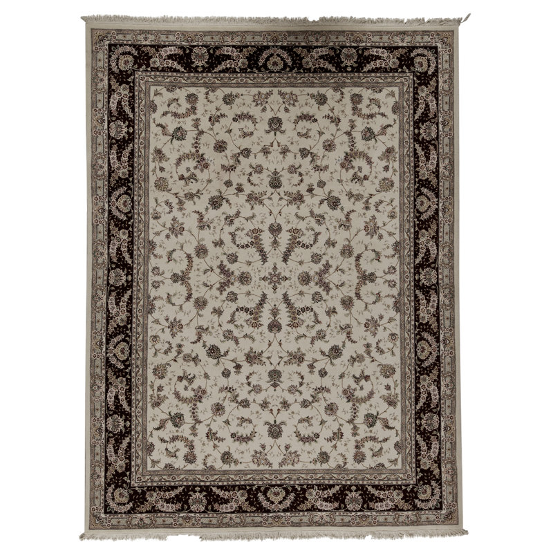 Tapis rectangulaire noué à la main