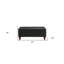 Banc de rangement supérieur en faux cuir filp Lanita