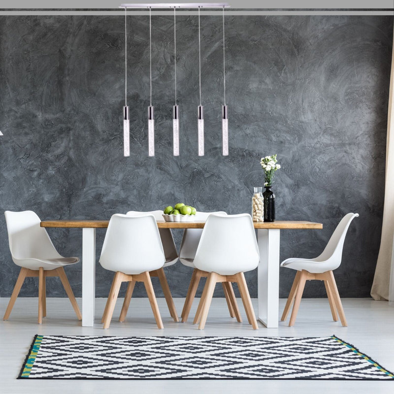 Hollomon 5 - Light Dimmable LED Kitchen Island Cylinder Chandelier