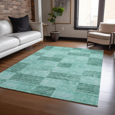 Tapis intérieur / extérieur bleu Elise 