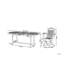 Maren 8 - Person Acacia Wood Patio Dining Set with Extendable Oval Table , Cushions Included-48754920