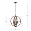 Elka 4 - Light Shaded Globe Pendant